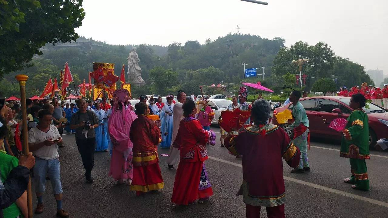 博山文姜庙会今日拉开序幕现场最新图片视频来一波