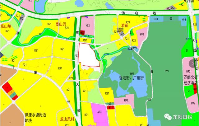 据悉, 横店农房集聚区项目选址位于影视大道以东,镇北路以南,东望广州