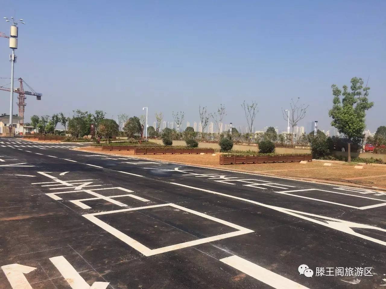 5a创建景区动态|滕王阁旅游区南门生态停车场即将投入使用