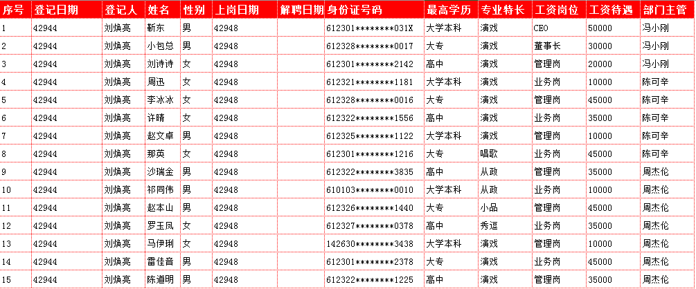 贫困人口识别表格下载_xx镇贫困人口信息一览表图片