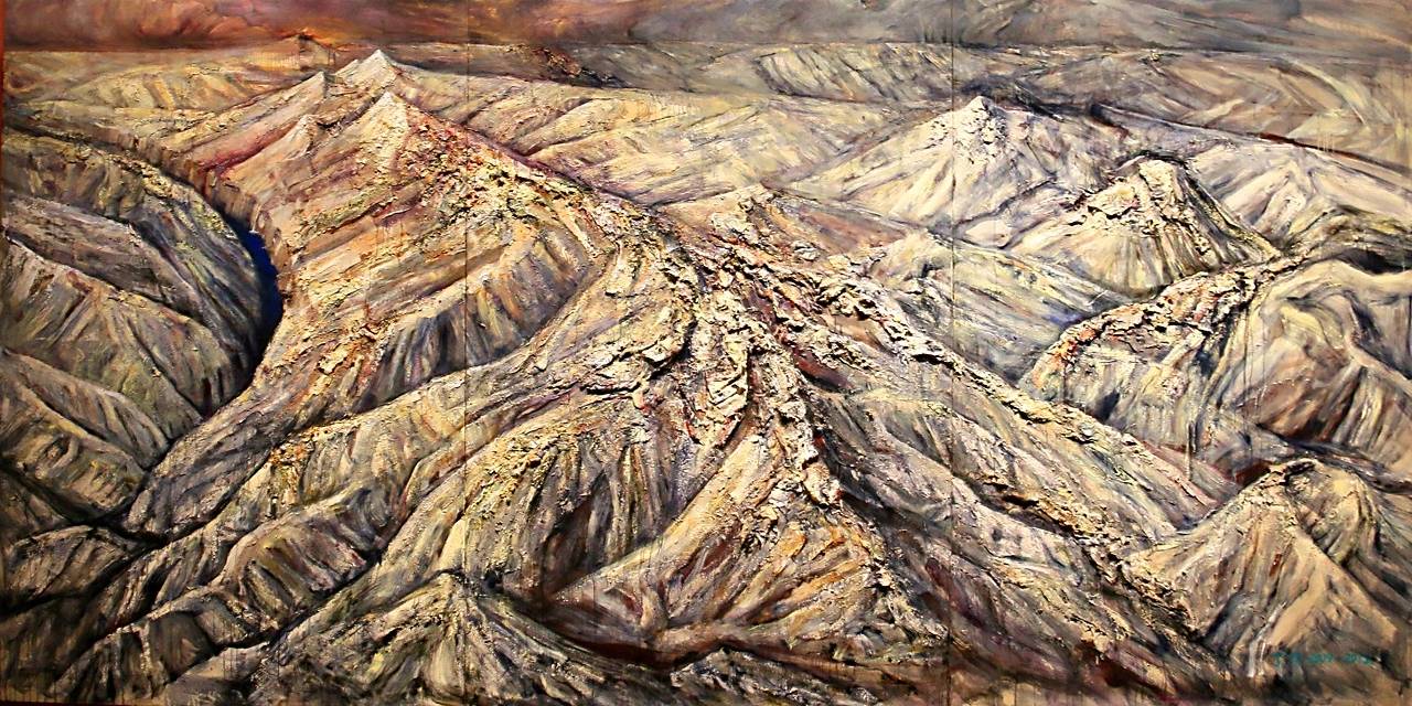 独一无二元风景上海中华艺术宫展品6丁方画作