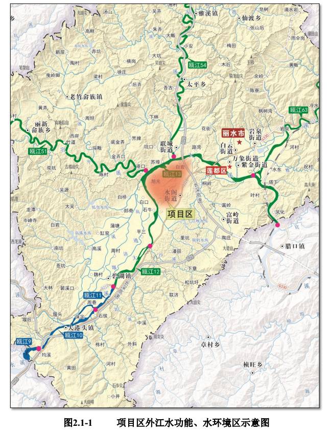 丽水市南城防山洪排涝水系综合整治规划示意图丽水水阁经过一大波