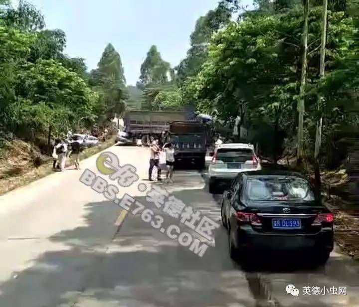 2大车4小车!英德浛洸长迳波大塞车!