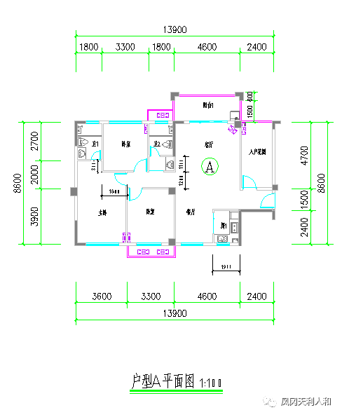 原设计动静分区,南北通透,卫生间居中,全明设计,板式结构空气对流!