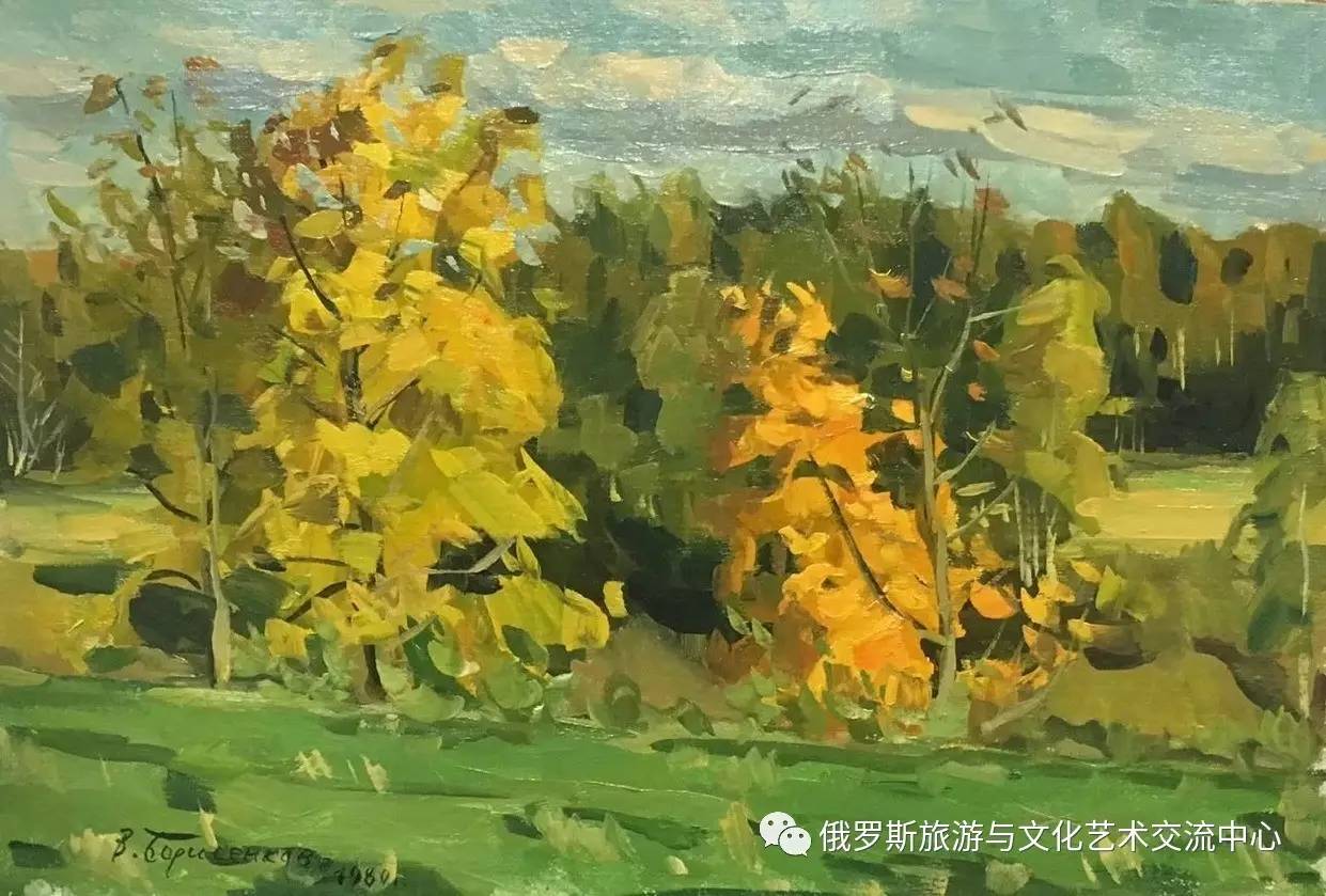 艺术俄罗斯画家巴黎谢科夫瓦西里巴甫洛维奇的油画作品