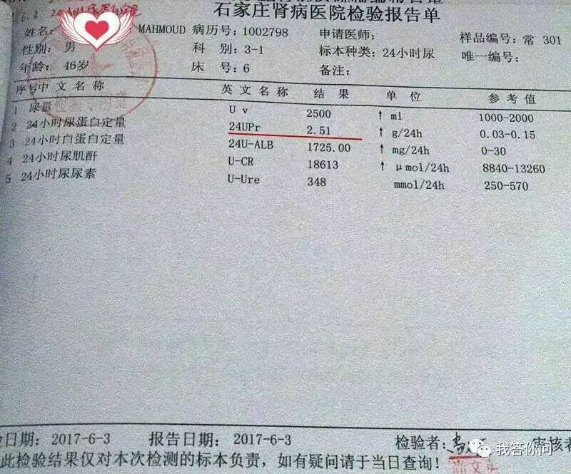 【实例】24小时尿蛋白用十天的时间从2.51到1.24是怎么做到的?