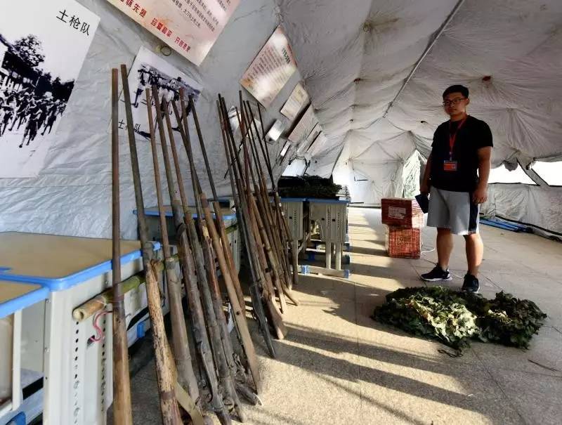 新洲人民广场将展出土枪土炮迎接八一建军节
