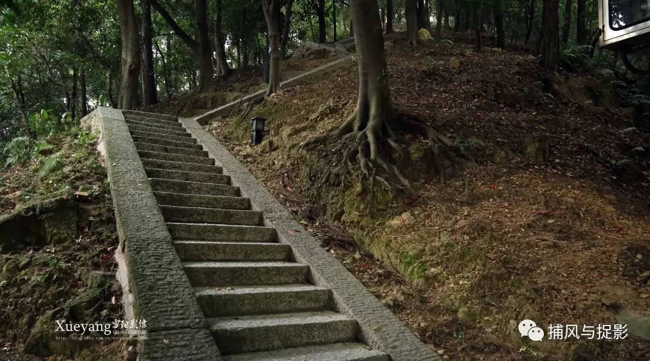 湘潭昭山昭山古寺天际音拾古蹬道绝伦境