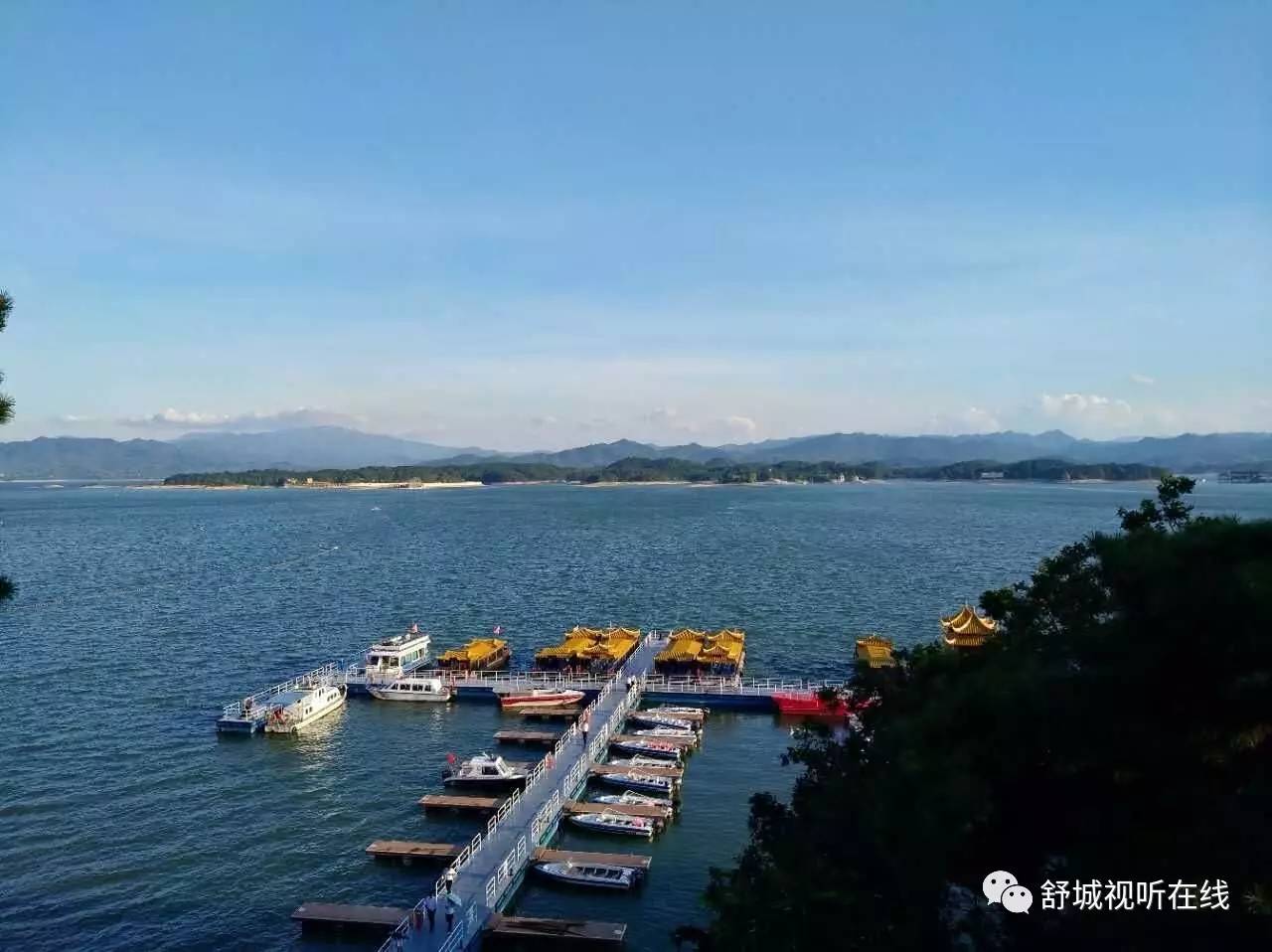 舒城万佛湖现天然浴场暴雨来袭喝鸡汤