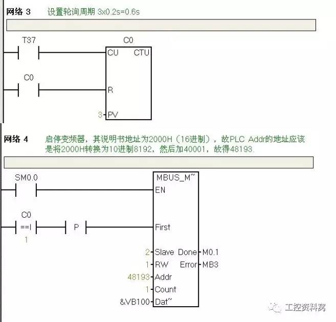 信捷plc和变频器通讯_接线图分享