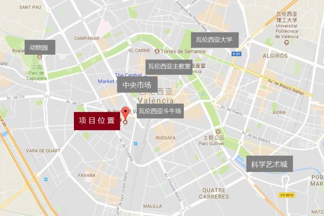 西班牙瓦伦西亚6卧2卫222平米公寓距离中央市场5分钟 生活交通便利