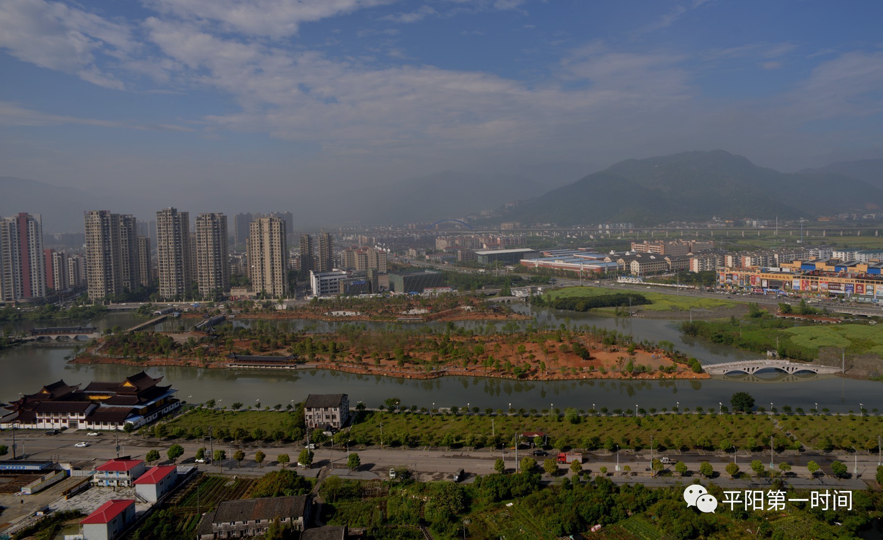 平阳凤湖公园二期即将向市民正式开放最新夜景图