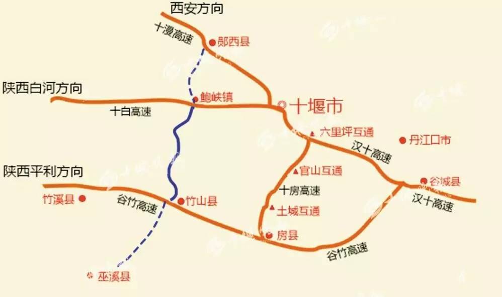 十堰首条南北大通道开建 十巫高速建成后,十堰到重庆仅需6小时 