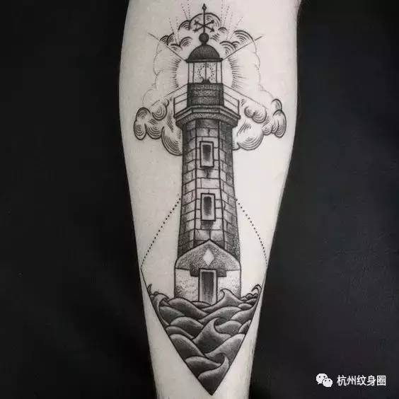 tattoo 纹身素材:灯塔