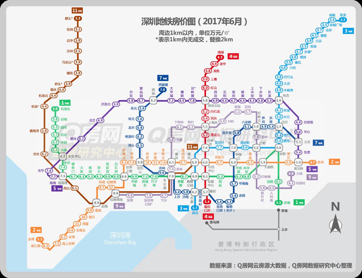 深圳地铁27号线,是连接 深圳湾公园至龙岗坂田的 普速地铁线,线路全