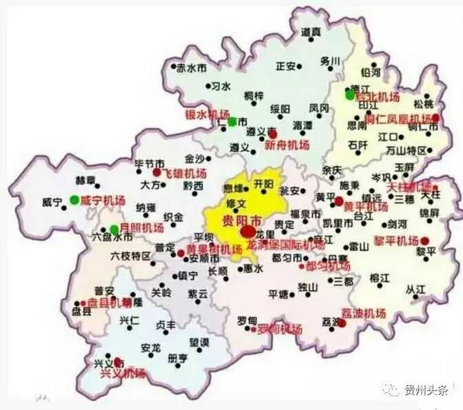 (点击图片可放大) 而在公布的贵州省机场布局规划图中,黔南州有福泉市图片