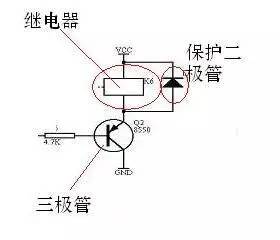 科技 正文  这是典型的继电器驱动电路图,这样的图在网络上随处可以搜