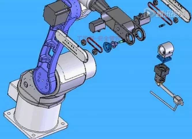 视频秒懂工业机器人结构图