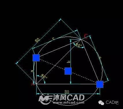 cad三点画圆的逆用