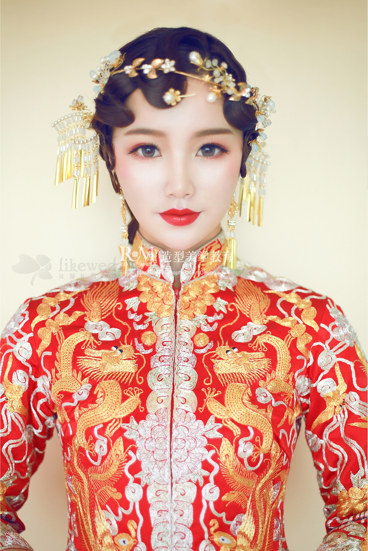 安以轩,钟丽缇,刘诗诗等明星新娘为什么爱中式造型因为美啊!
