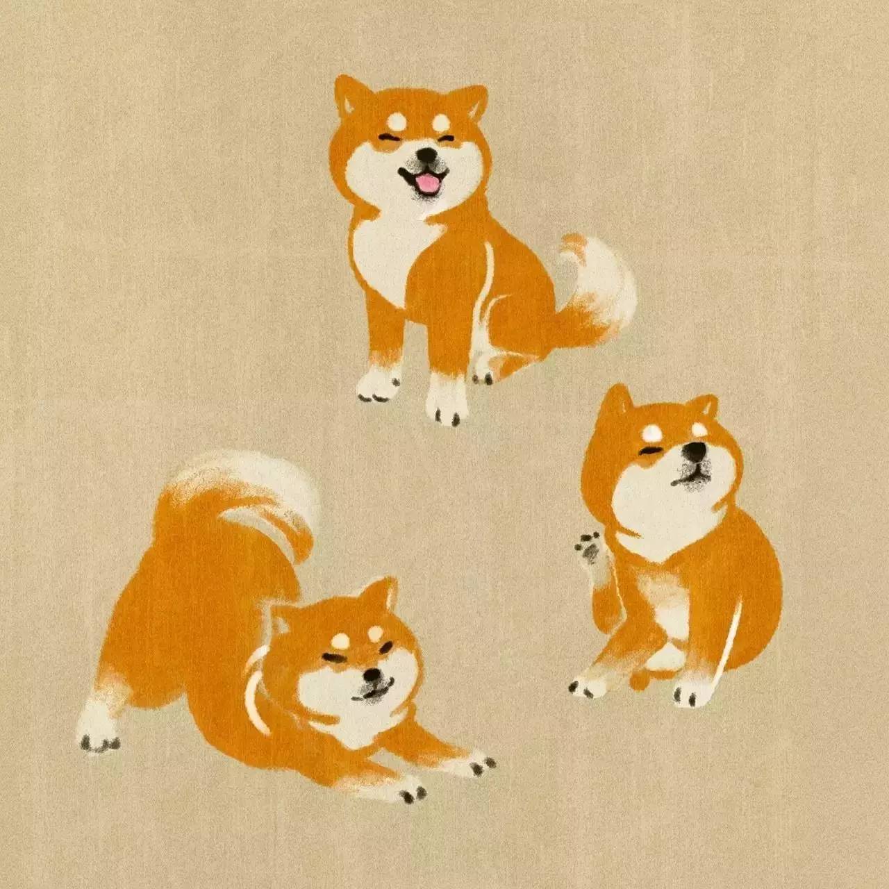 韩国插画师won hye min养了一只柴犬,然后画下了它萌萌的样子.