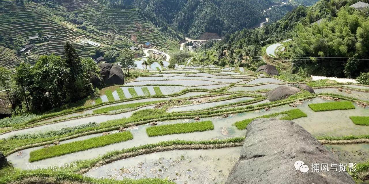 虎形山花瑶梯田万贯冲大托石瀑虎形山