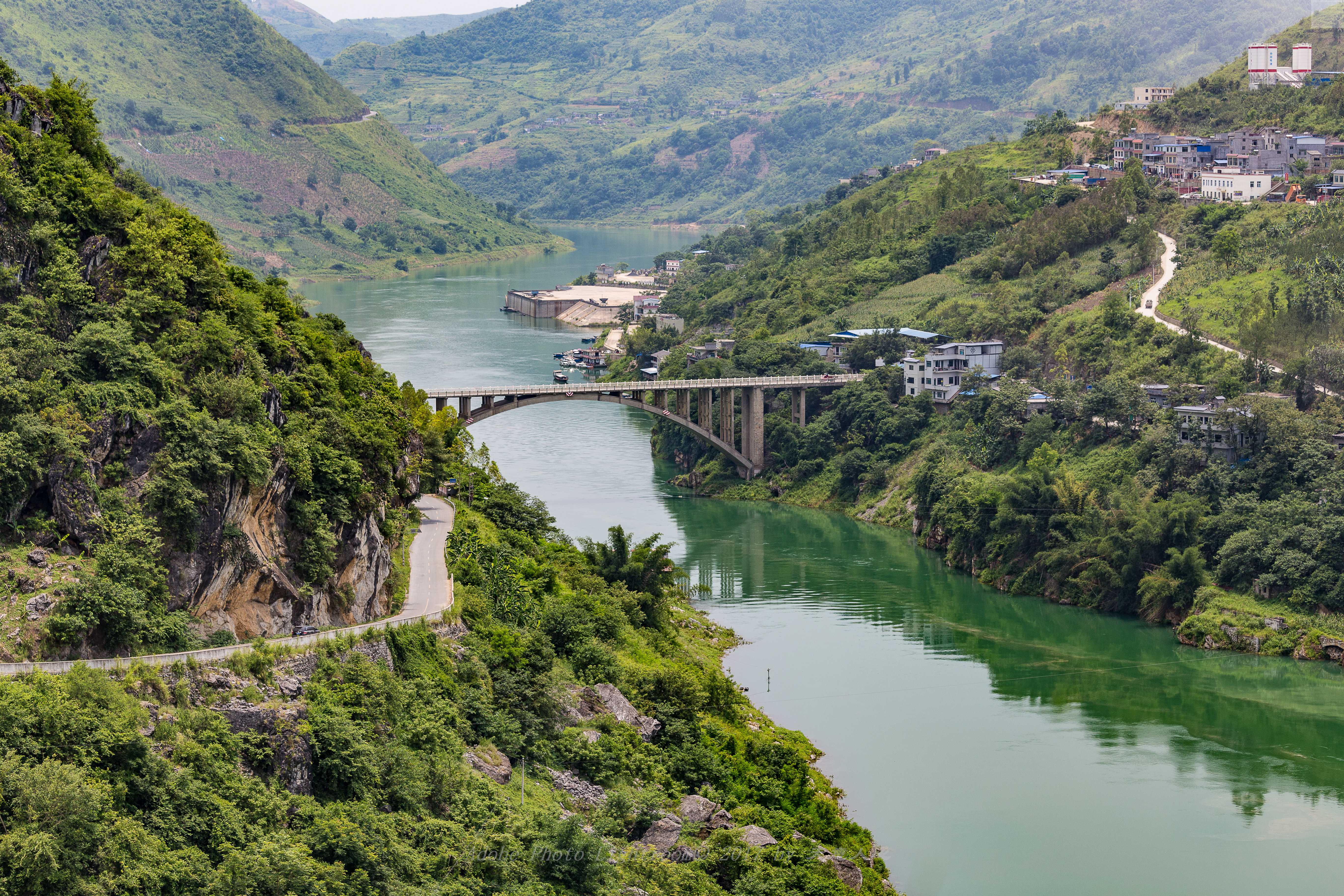 航拍贵州黔东南锦屏县挂治清水江电站_4096X2160_高清视频素材下载(编号:6532755)_实拍视频_光厂(VJ师网) www ...