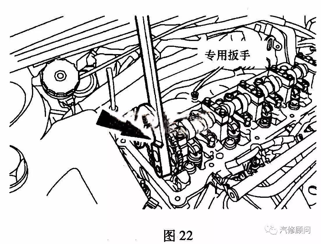 汽车正时福特嘉年华13la9ja发动机正时校对方法