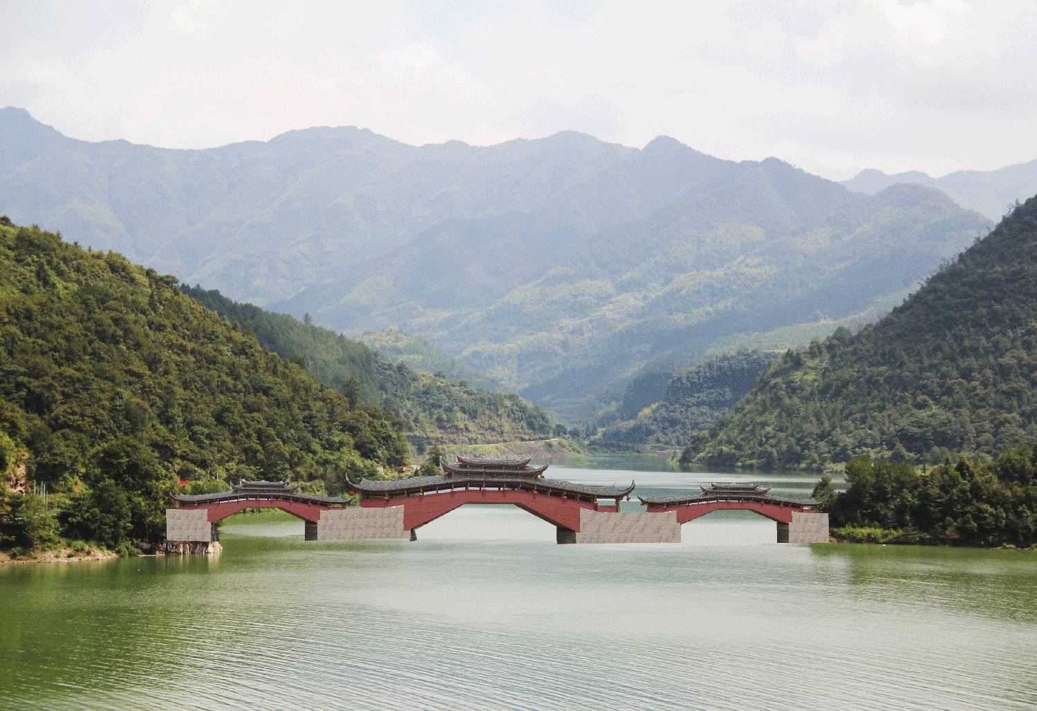 Taishun corridor bridge in wenzhou, zhejiang province photo image_picture free download ...