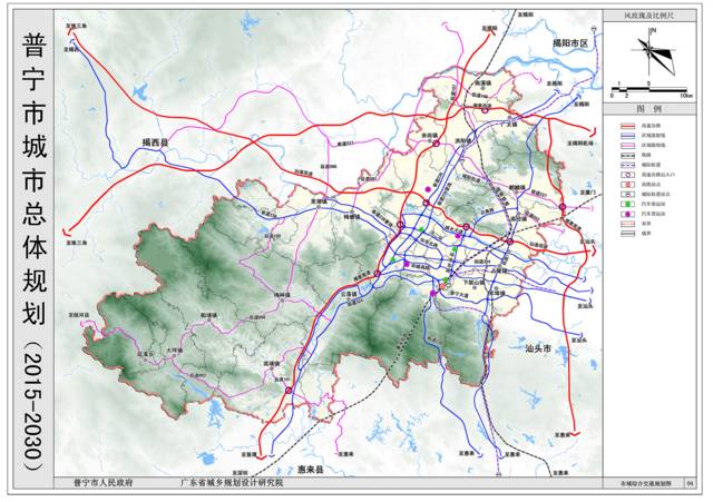 市域重大基础设施规划图