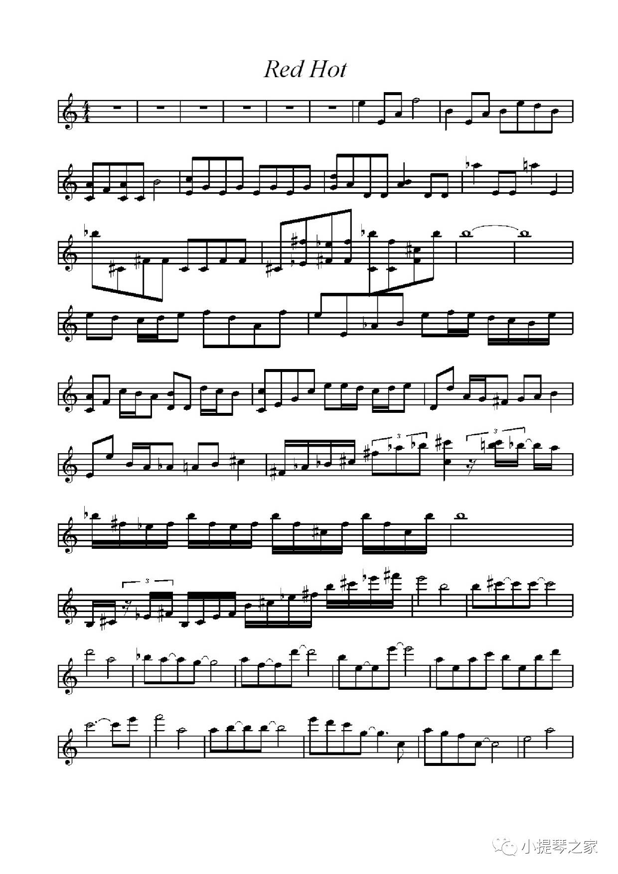 passion小提琴曲谱_小提琴曲谱(2)