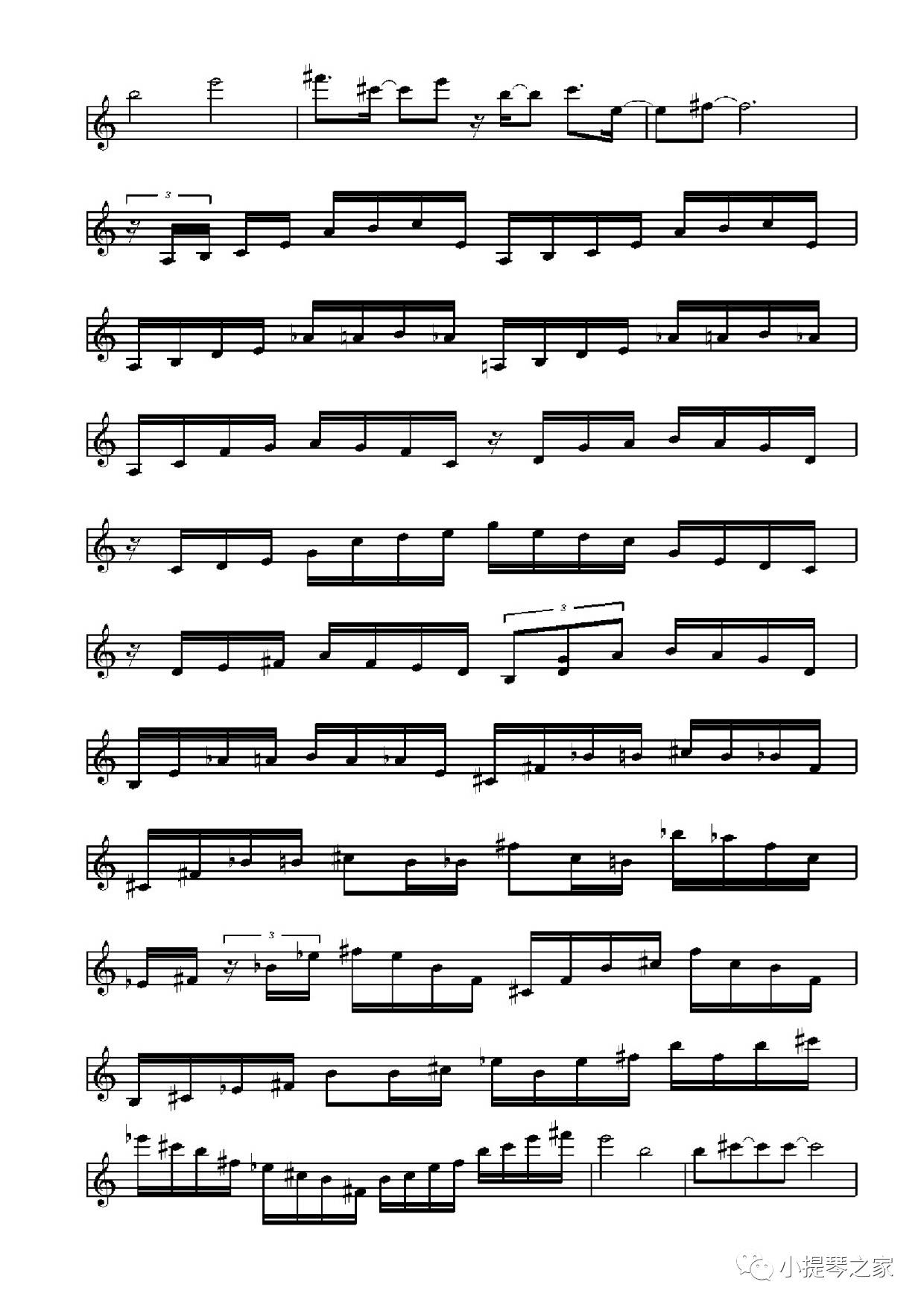 passion小提琴曲谱_小提琴曲谱(3)