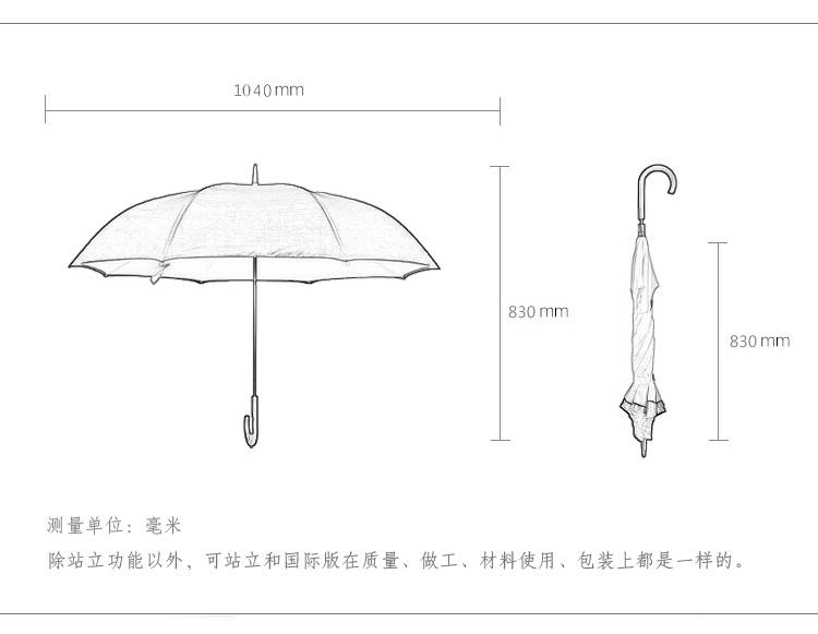 【神器】 逆向设计的反向伞,这才是雨伞的正确打开方式!
