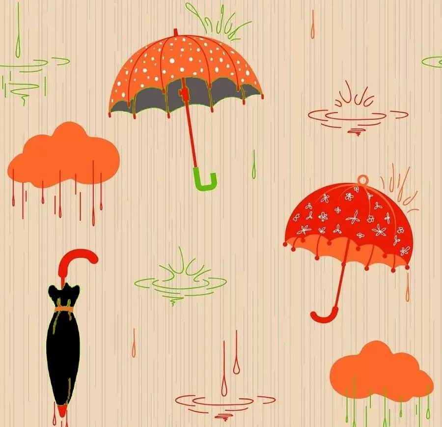 雨滴伞人疯狂猜成语_雨滴卡通图片(2)