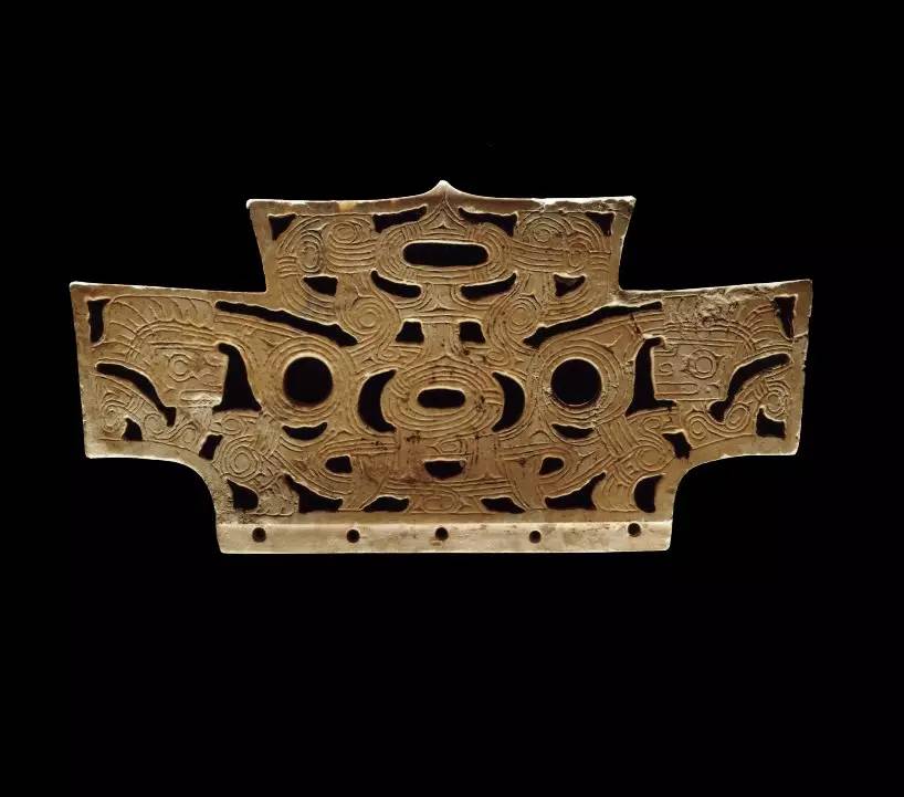 良渚文化玉器图片-冠形饰