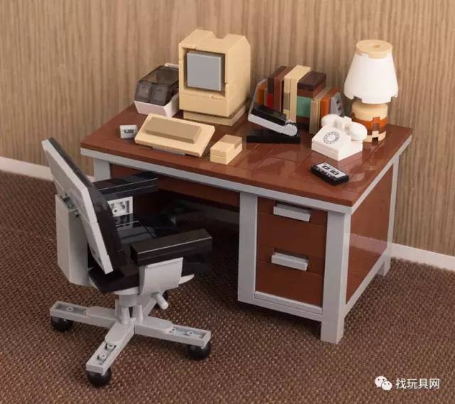 逼真| 乐高新作:80年代办公桌