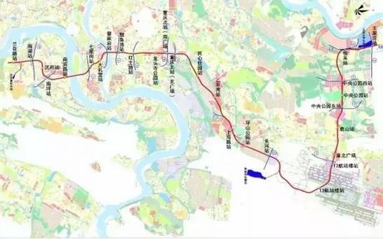 预计年底可以通车 轨道交通10号线一期工程 起于江北区鲤鱼池,止于