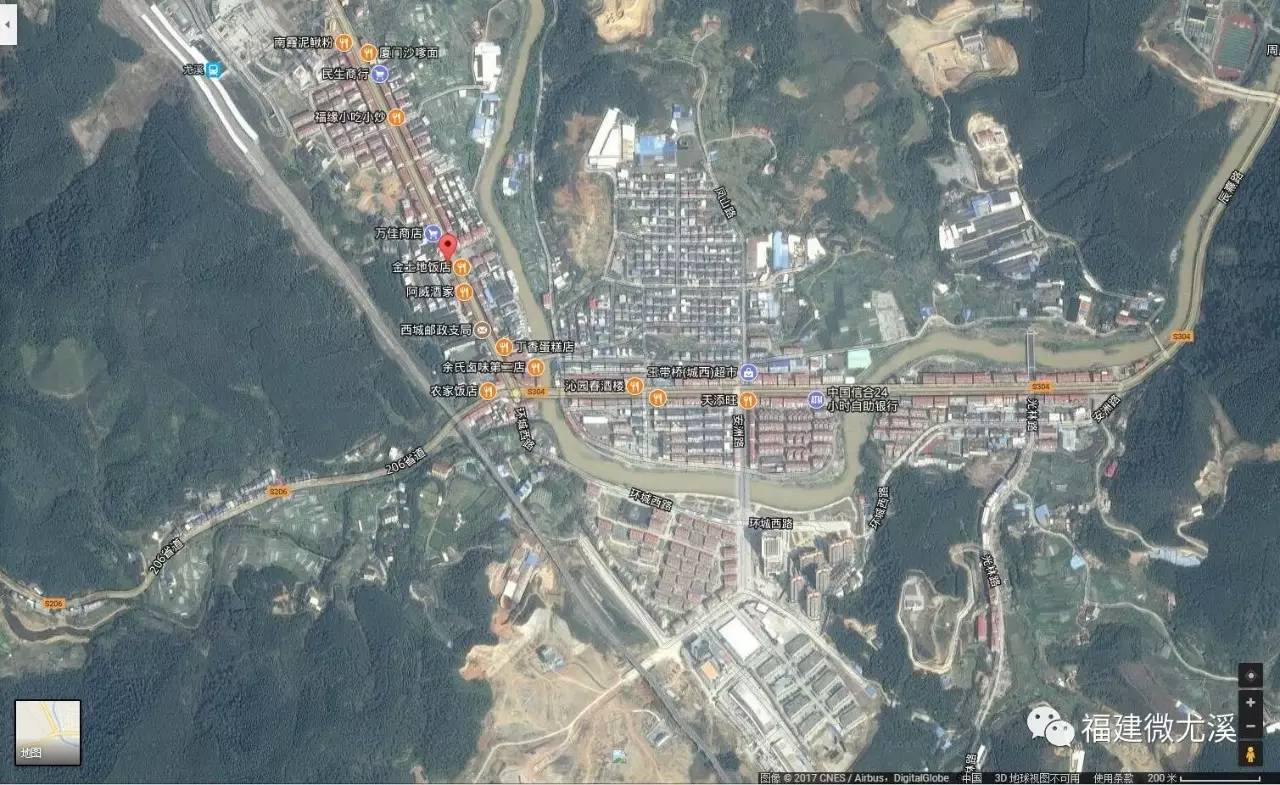【震撼】卫星拍摄到的尤溪各乡镇地图,让你震惊!
