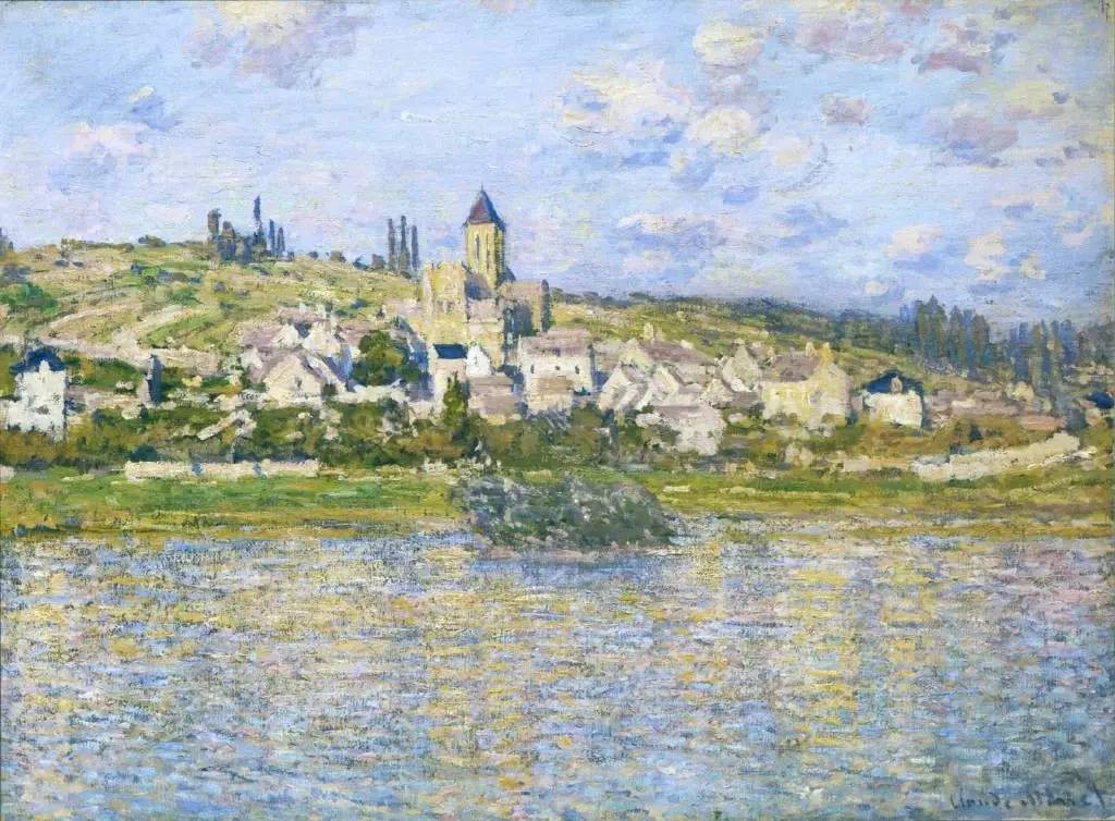 维特伊小镇的四季 艺术家 莫奈 claude monet