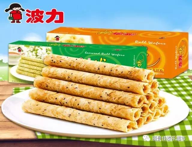 波力鸡蛋/海苔口味波力卷54g 原价:5.90 疯一价 4.90元/盒