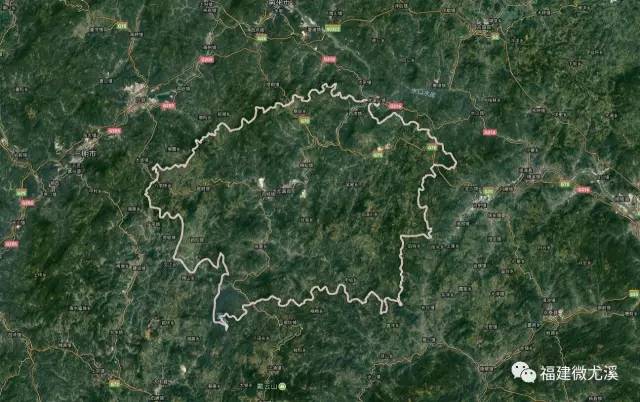 认识邻居,卫星拍摄到的尤溪各乡镇地图,让你震惊!