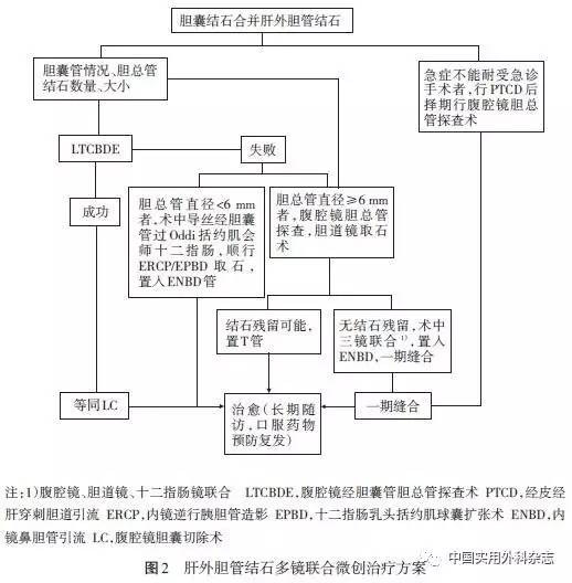 有15%～18%的胆囊结石病人为结石性胆囊炎合并肝外胆管结石,对此,多