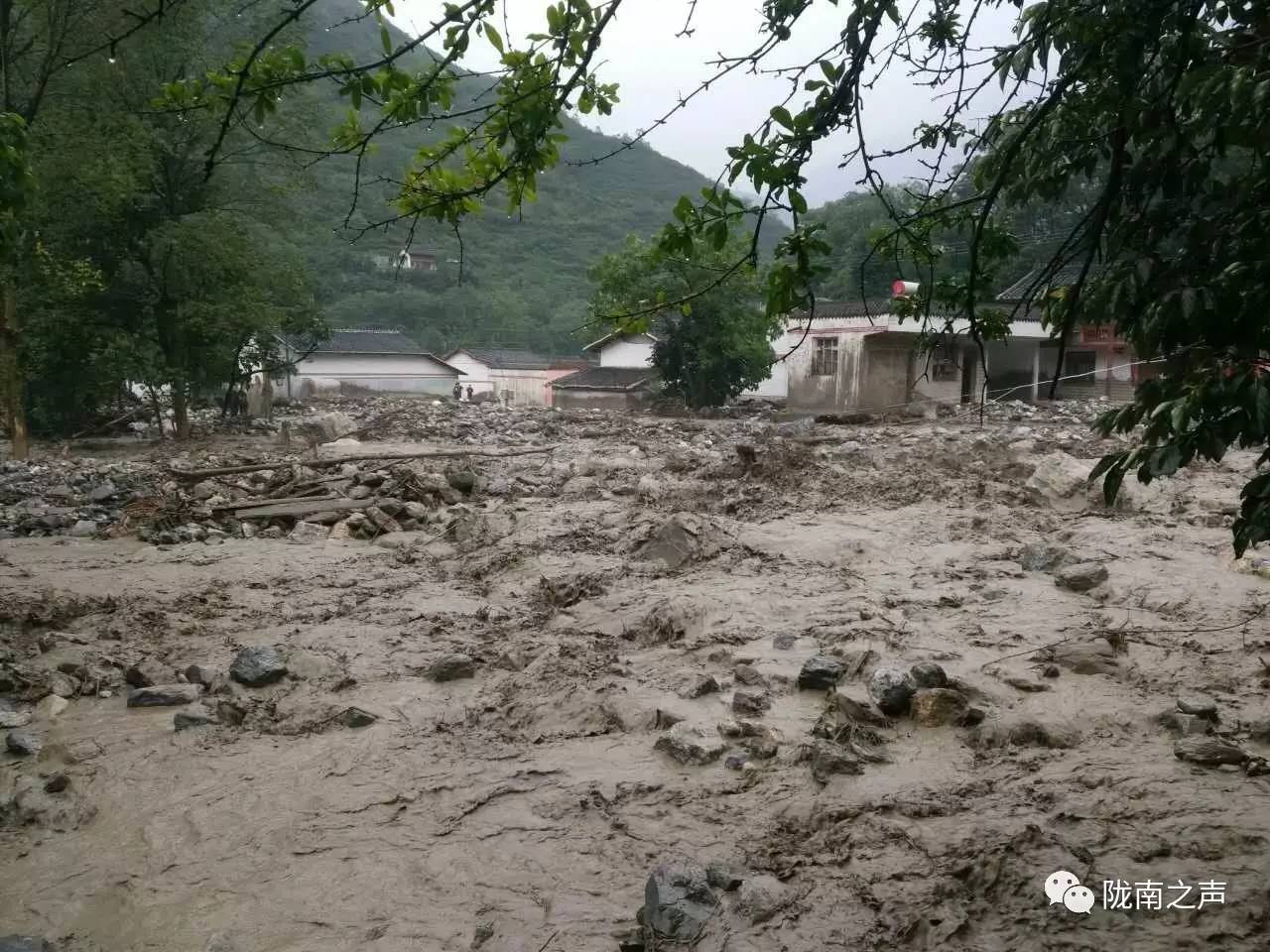 陇南挺住2013年以来最大暴雨武都文县礼县西和康县都受灾了