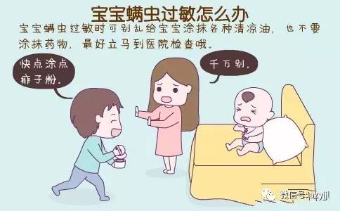 宝宝螨虫过敏怎么办?