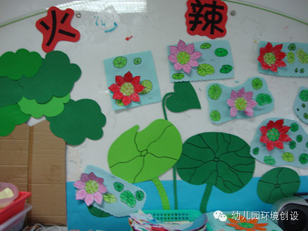 快乐夏天 幼儿园夏天主题墙装饰设计欣赏