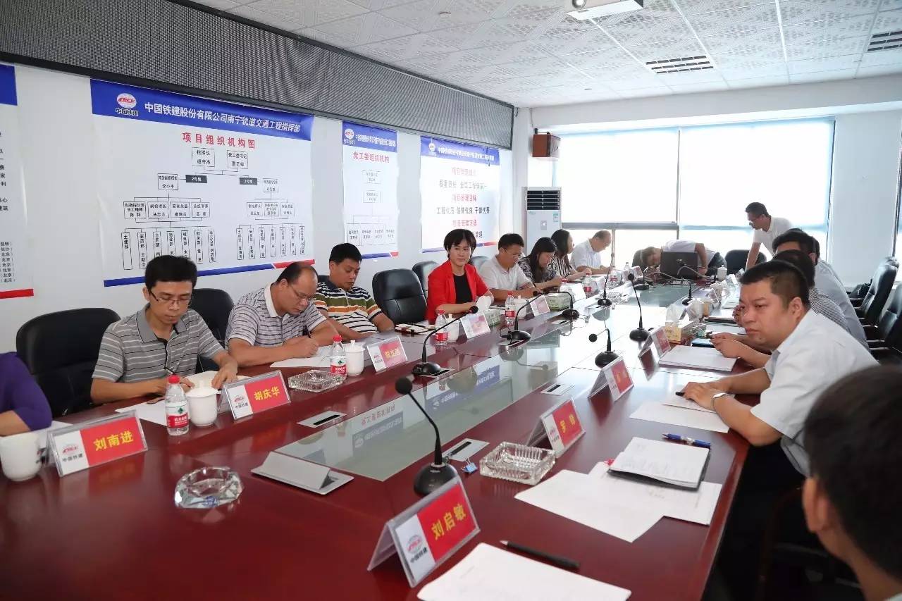 城区主要领导到中国铁建开展调研活动