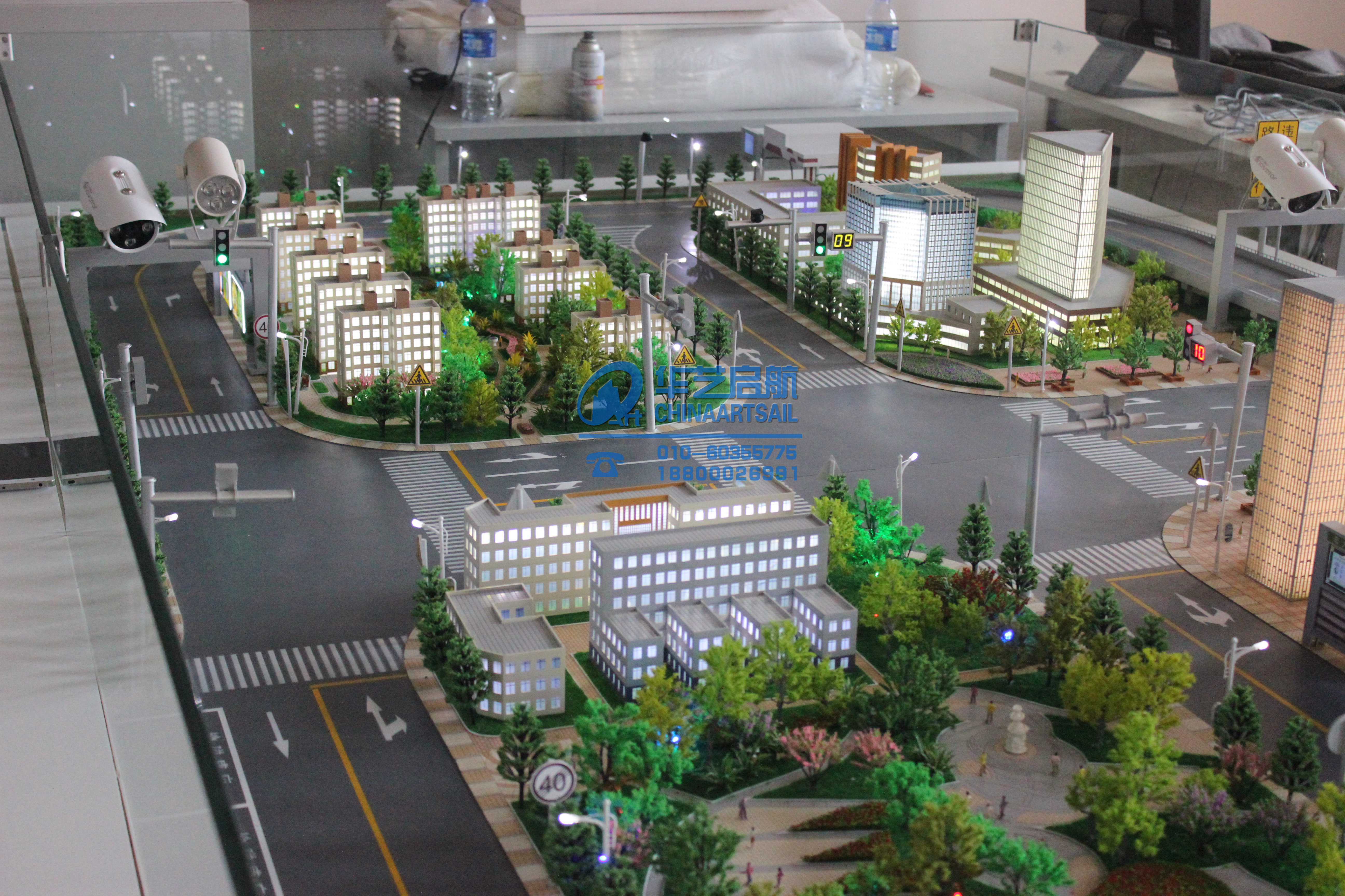 智能动态交通沙盘模型-智慧城市沙盘