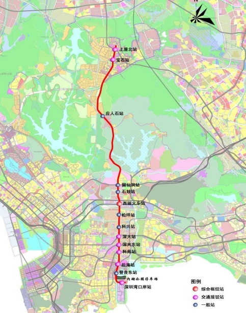 先睹为快深圳地铁27号线或将连接南山龙华11号线有望延至大剧院