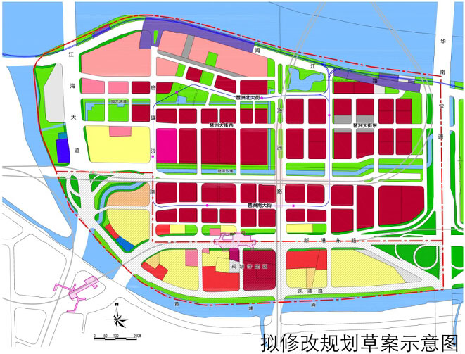 调整后的总平面图↓调整后的su模型↓不过,规划师也是没sei了将腾讯和