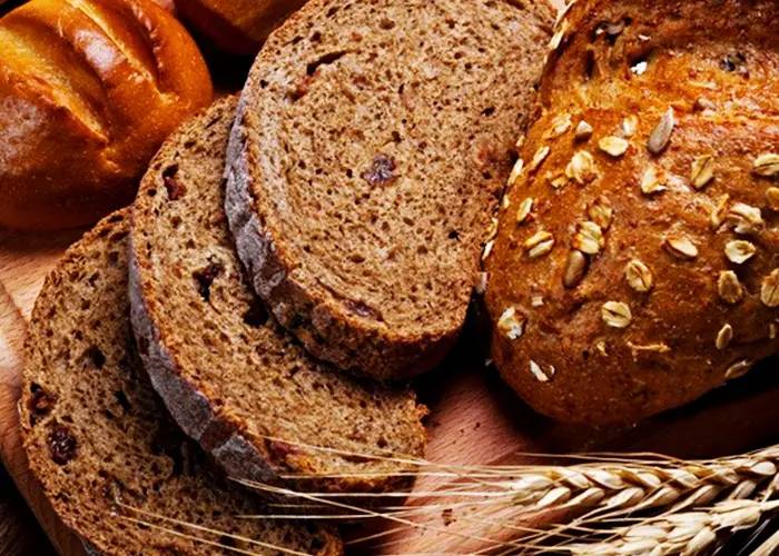 黑麦面包: 黑麦面包是最为健康的面包之一.